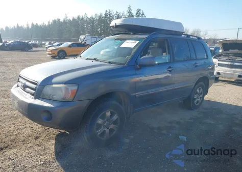 2006 Toyota Highlander V6 из США, поврежденный, VIN JTEEP21A660143916